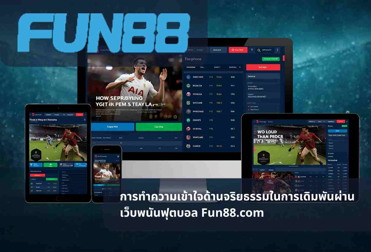 การทำความเข้าใจด้านจริยธรรมในการเดิมพันผ่าน เว็บพนันฟุตบอล Fun88.com